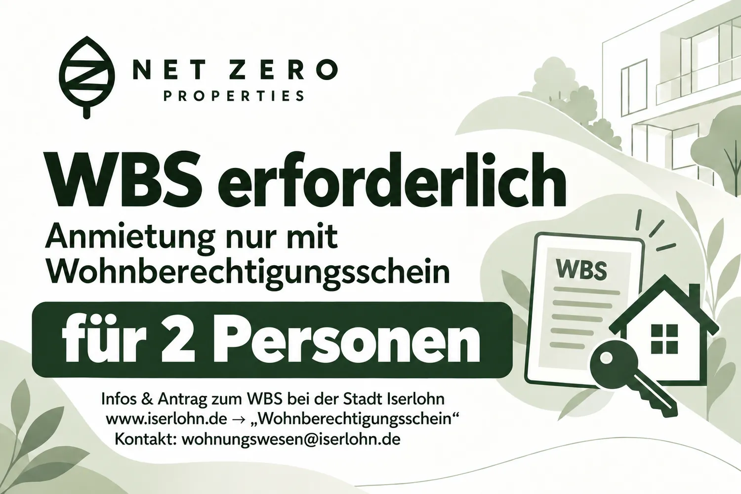 2 Zimmer Wohnung mit 56 m² in Iserlohn – Bild 2