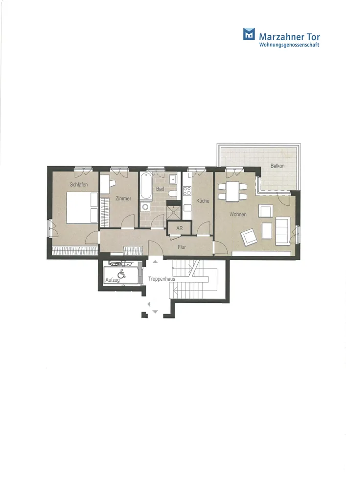 3 Zimmer Wohnung mit 77 m² in Berlin – Bild 3