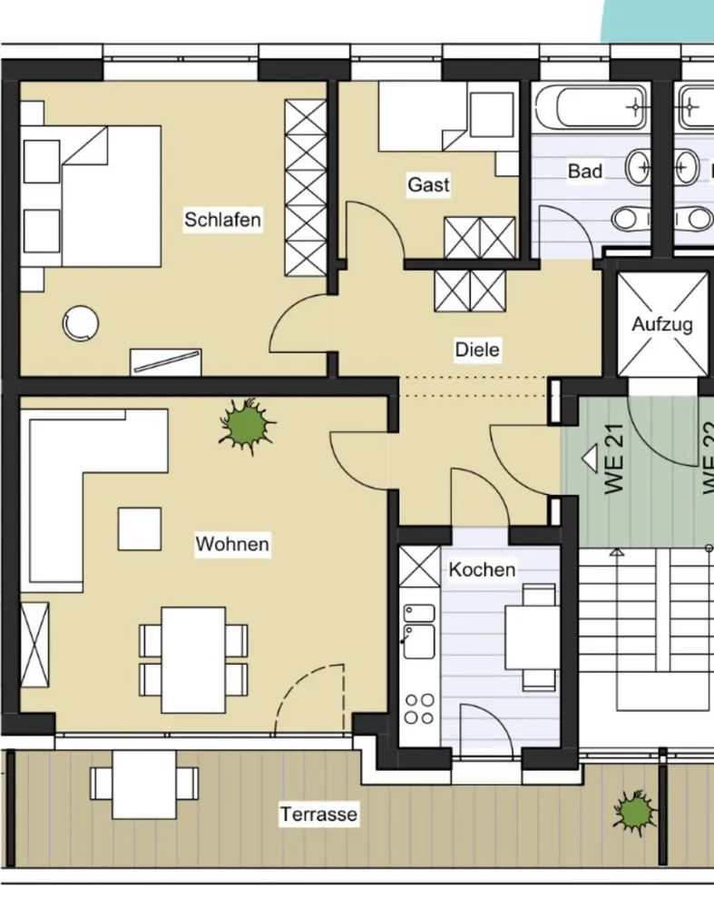 3 Zimmer Wohnung mit 80 m² in Köln – Bild 11