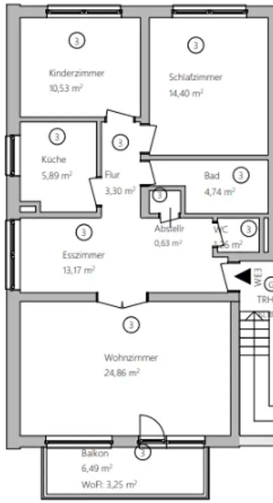 3 Zimmer Wohnung mit 85 m² in Dortmund – Bild 11
