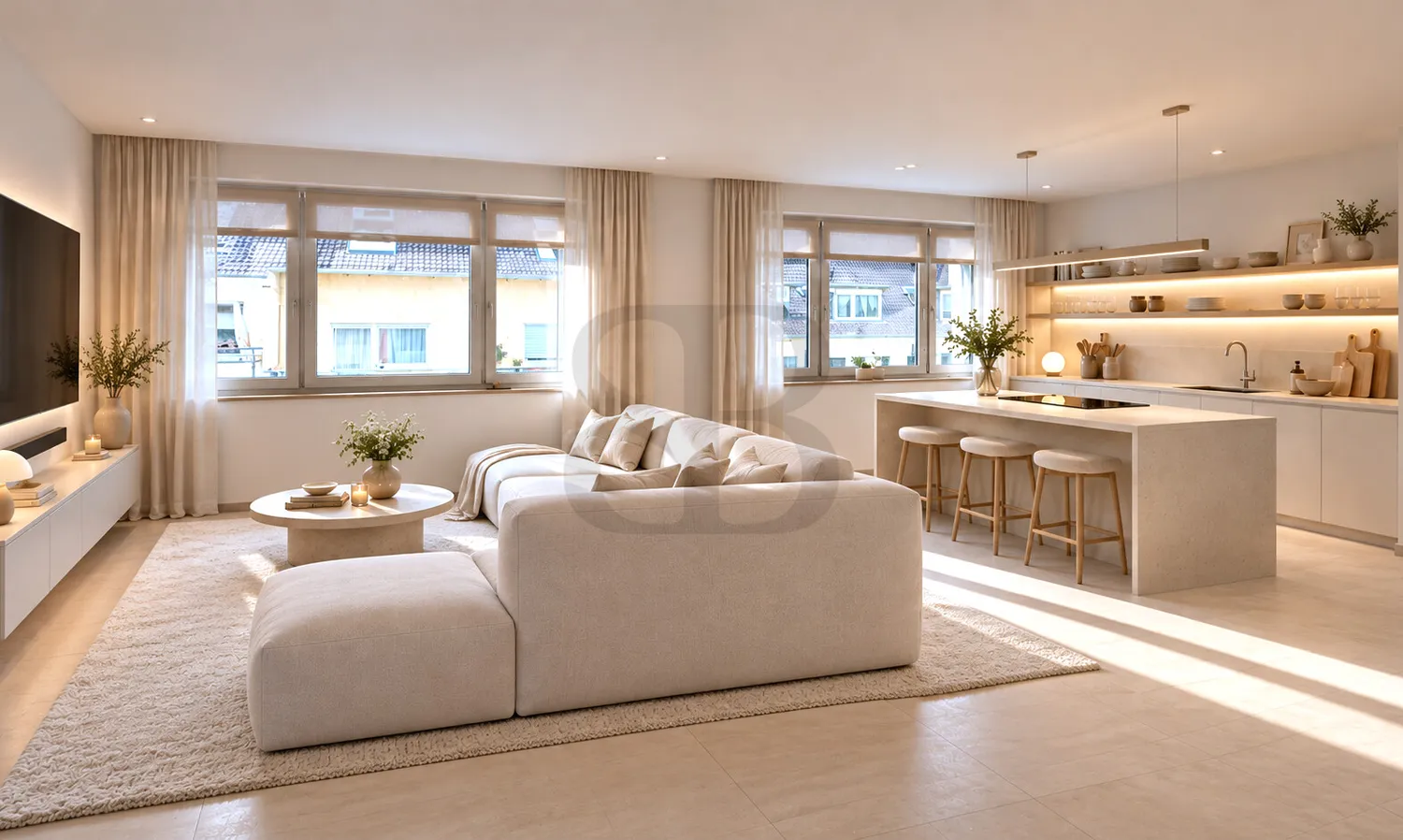 4 room apartment with 117 m² in Darmstadt – Photo 1