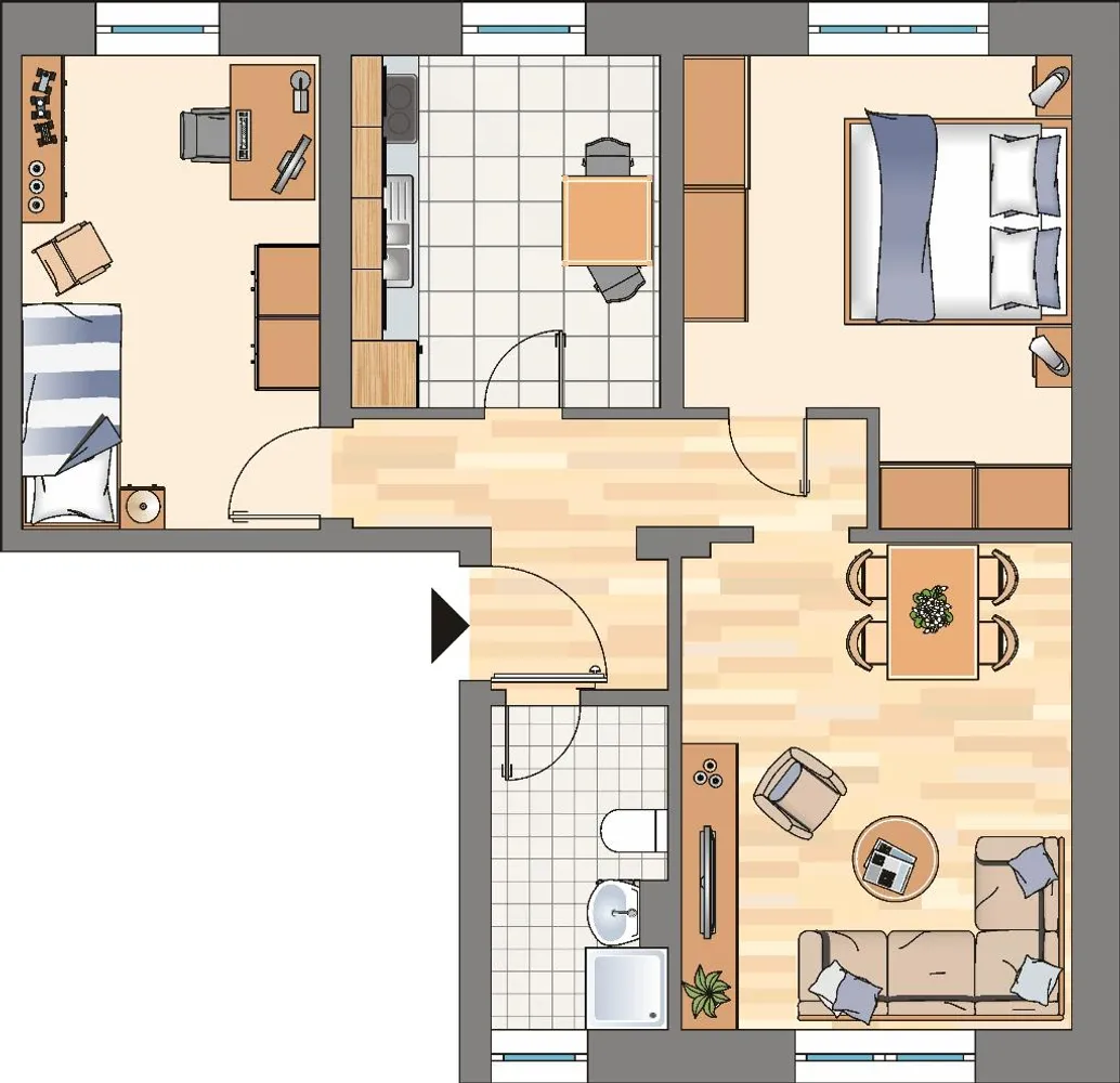 4 Zimmer Wohnung mit 73 m² in Dortmund – Bild 6
