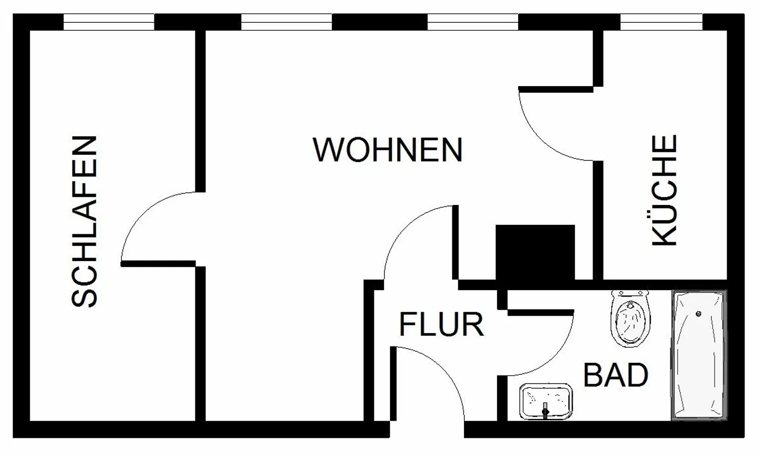 2 Zimmer Wohnung mit 36 m² in Bonn – Bild 4