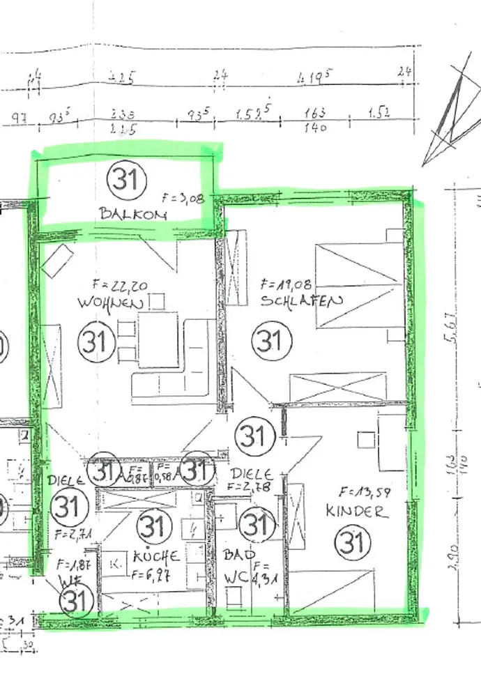 3 Zimmer Wohnung mit 78 m² in Lüdenscheid – Bild 10