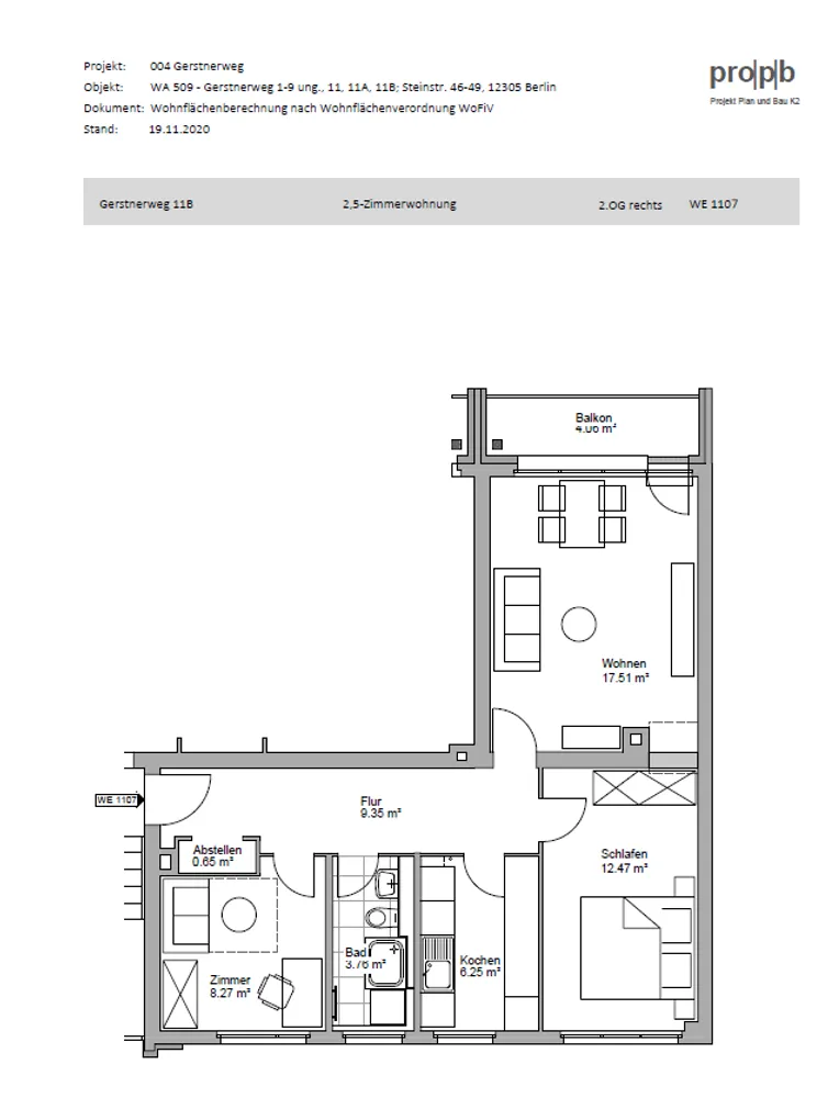 3 Zimmer Wohnung mit 60 m² in Berlin – Bild 4