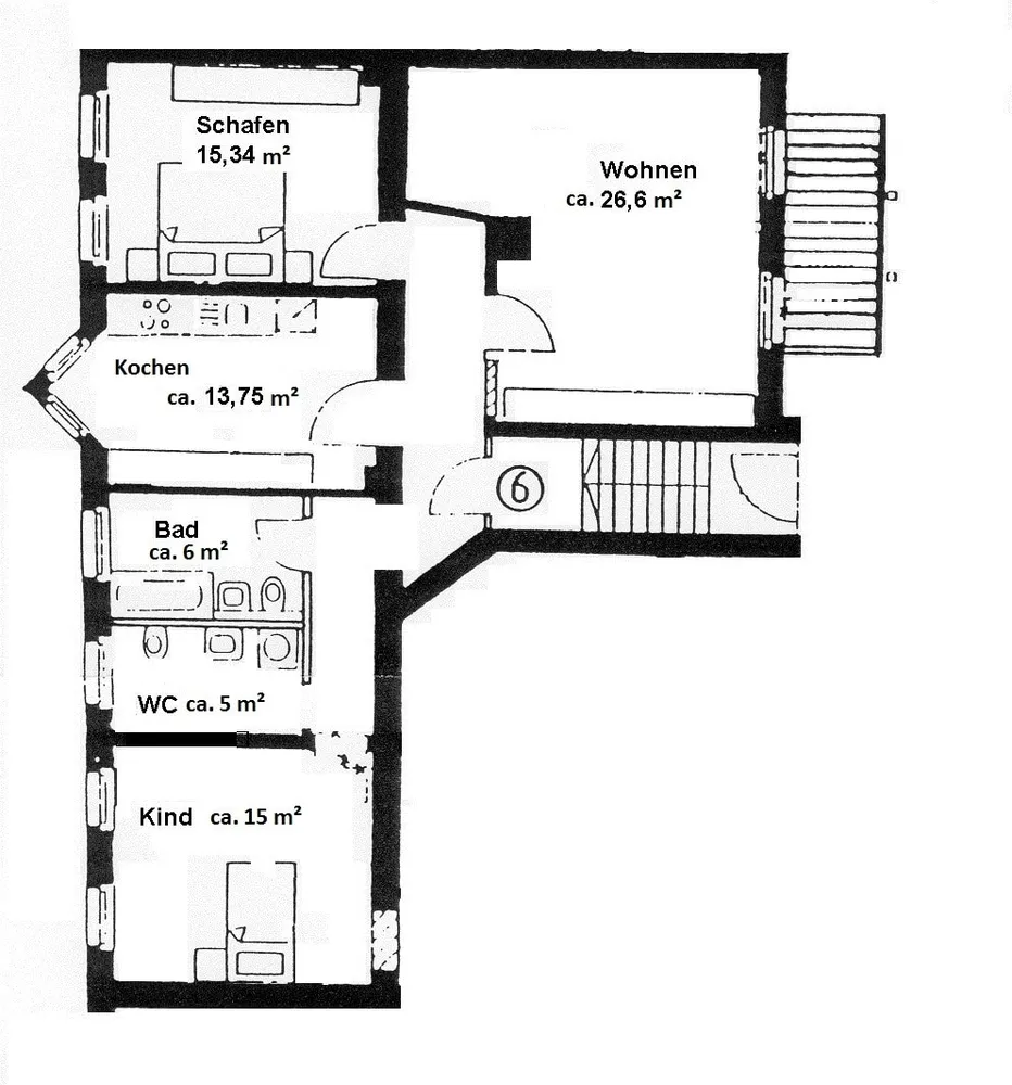 3 Zimmer Wohnung mit 99 m² in Halle (Saale) – Bild 4