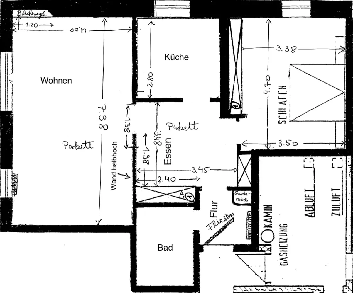 2 Zimmer Wohnung mit 77 m² in Regensburg – Bild 1