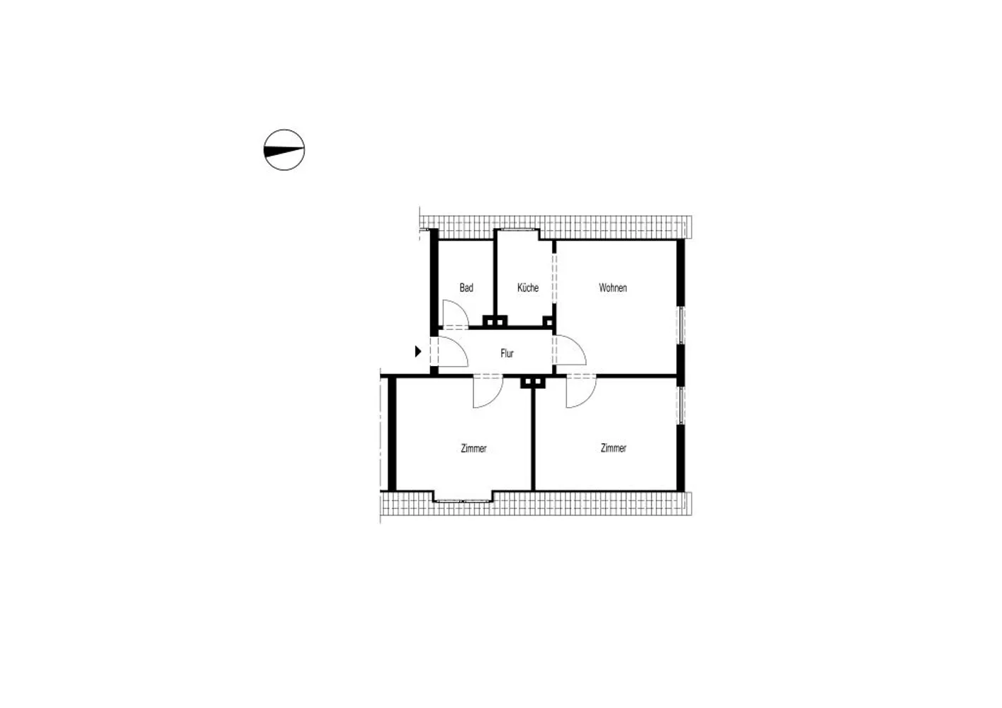 3 Zimmer Wohnung mit 49 m² in Lüdenscheid – Bild 2