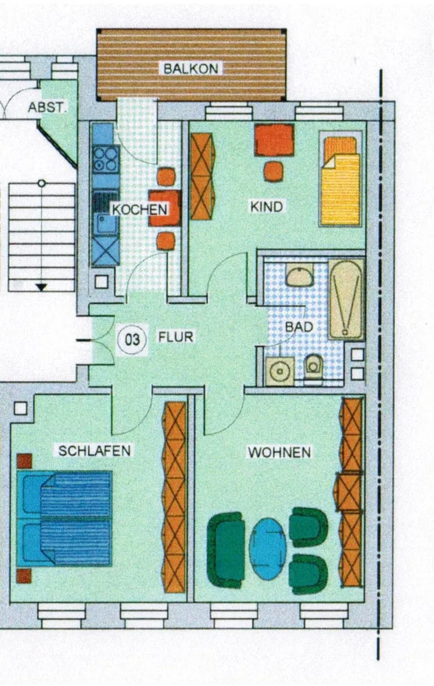 3 Zimmer Wohnung mit 68 m² in Leipzig – Bild 4