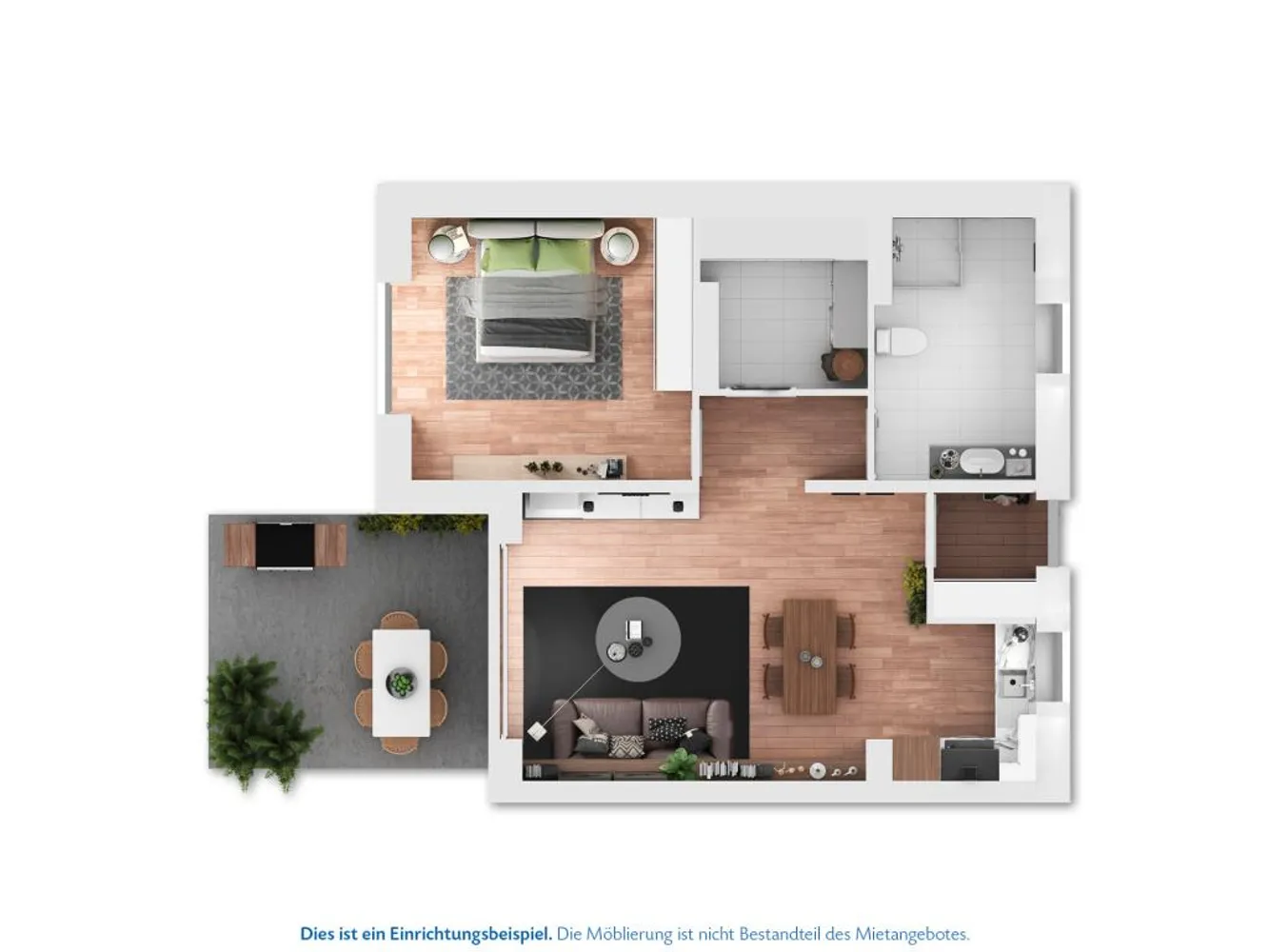 3 Zimmer Wohnung mit 63 m² in Münster – Bild 2