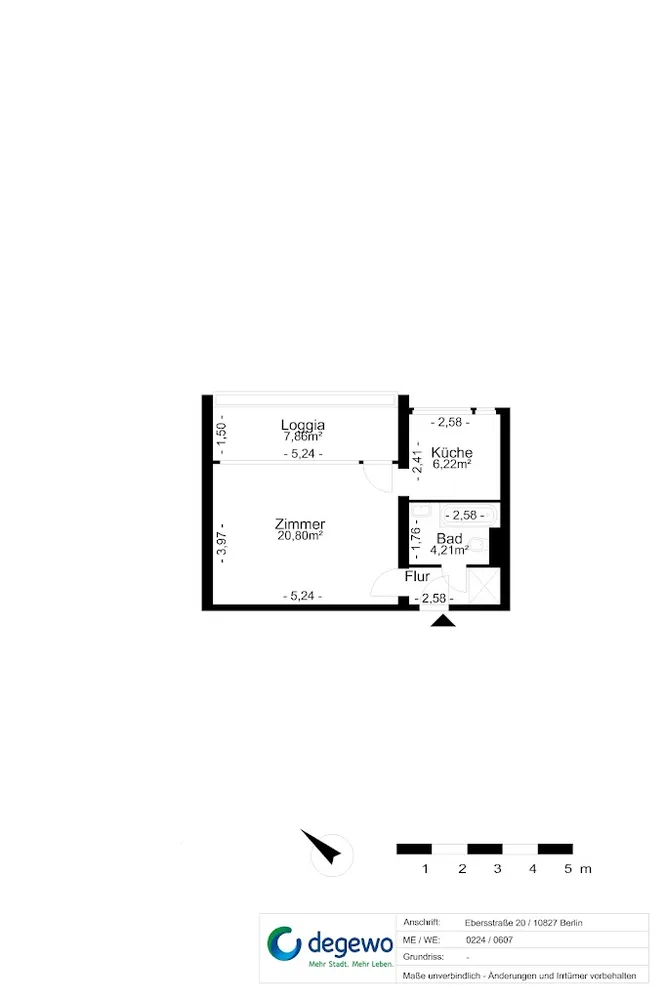 1 Zimmer Wohnung mit 36 m² in Berlin – Bild 7