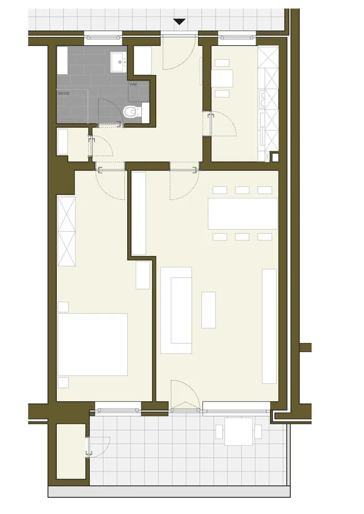 2 Zimmer Wohnung mit 66 m² in Aachen – Bild 3