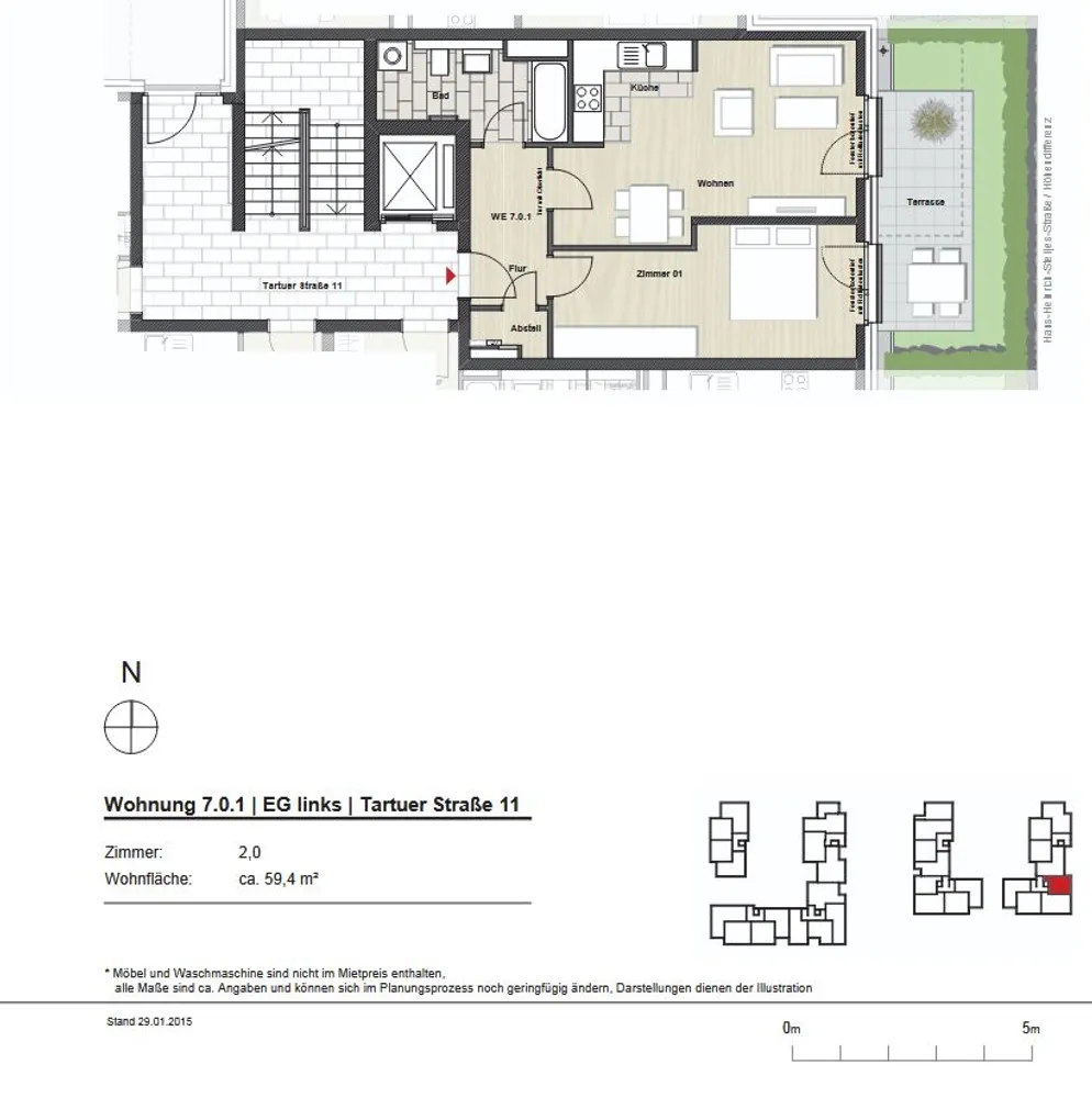 2 room apartment with 59 m² in Lüneburg – Photo 7