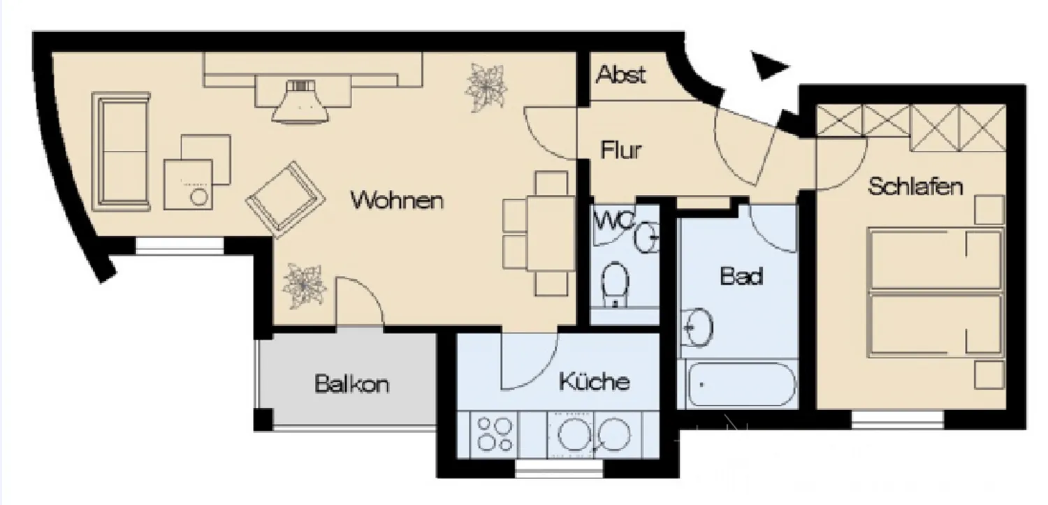 2 Zimmer Wohnung mit 71 m² in Leipzig – Bild 5