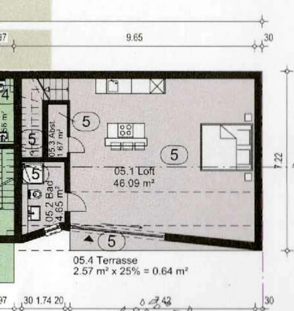 2 Zimmer Wohnung mit 86 m² in Darmstadt – Bild 3