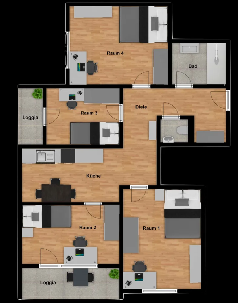 Shared room with 15 m² in Munich – Photo 3