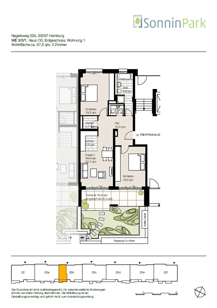 3 room apartment with 98 m² in Hamburg – Photo 7