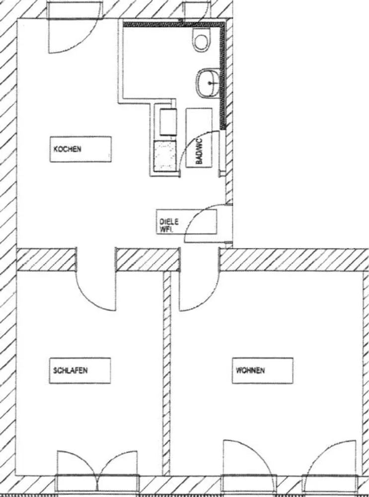 3 Zimmer Wohnung mit 54 m² in Düsseldorf – Bild 8