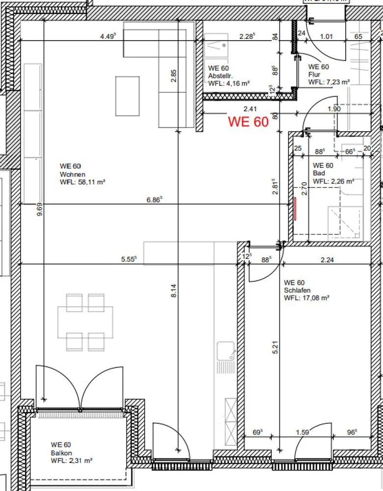2 Zimmer Wohnung mit 94 m² in Osnabrück – Bild 12