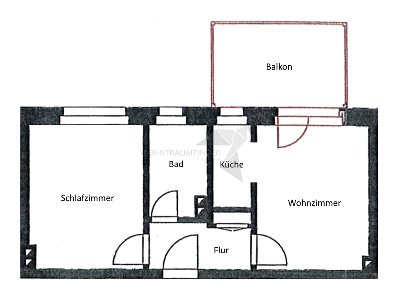 2 room apartment with 44 m² in Chemnitz – Photo 7