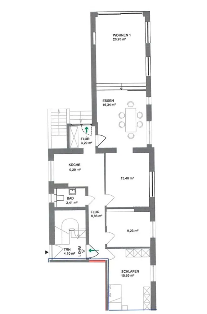 4 Zimmer Wohnung mit 124 m² in Hamburg – Bild 12
