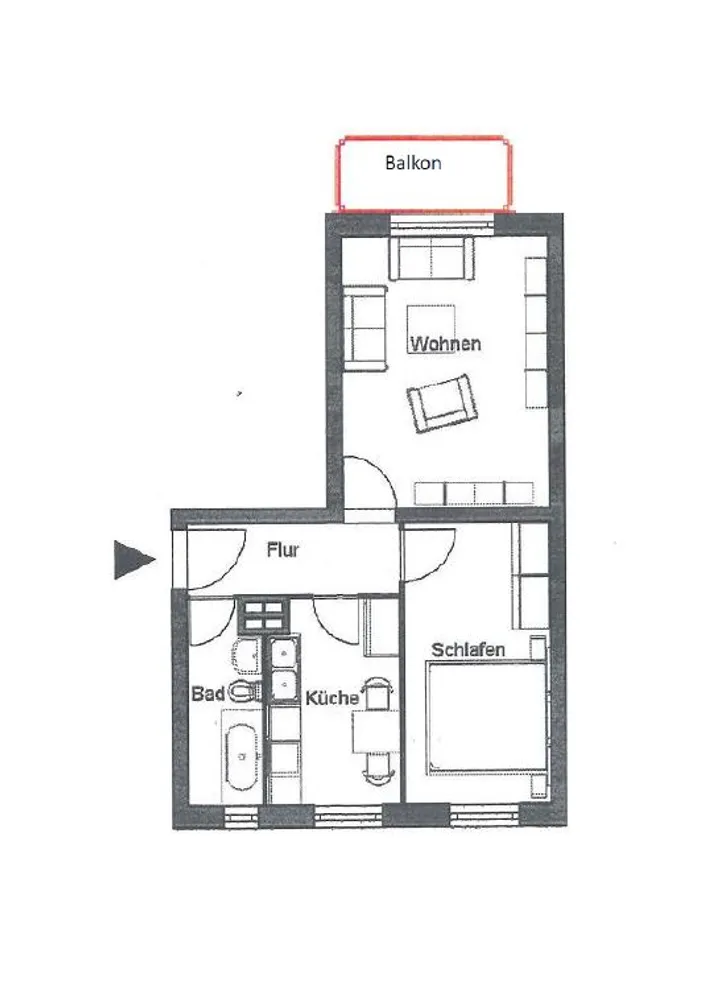2 Zimmer Wohnung mit 46 m² in Braunschweig – Bild 8