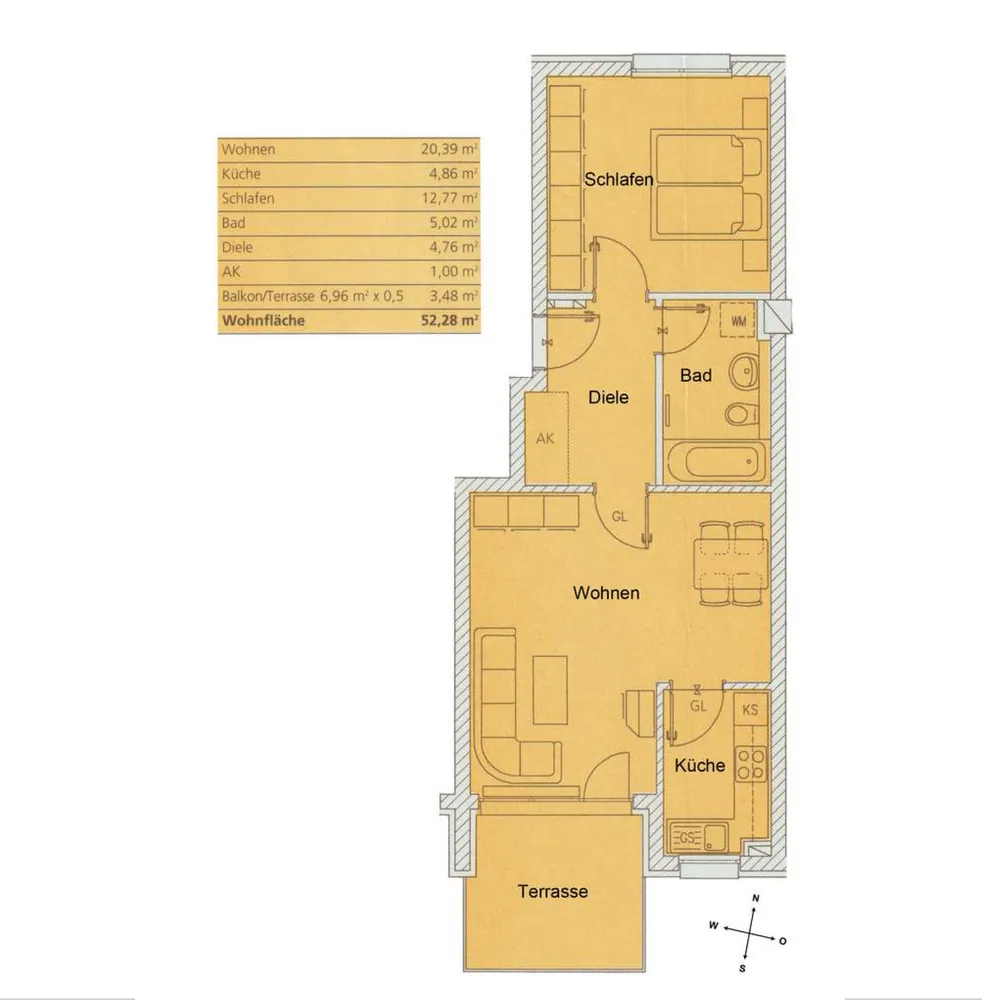 2 Zimmer Wohnung mit 52 m² in München – Bild 9