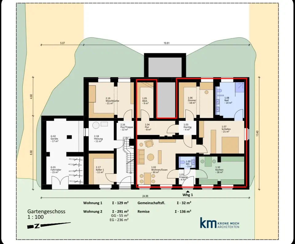 3 Zimmer Wohnung mit 129 m² in Gütersloh – Bild 9