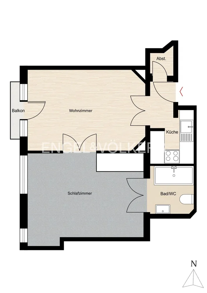 2 Zimmer Wohnung mit 60 m² in Wiesbaden – Bild 11