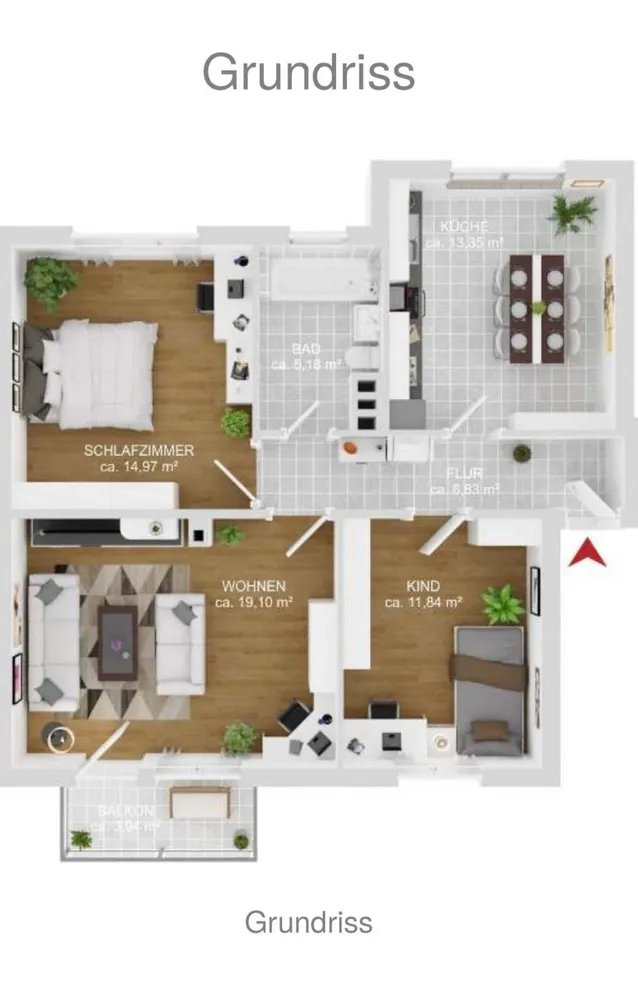 3 Zimmer Wohnung mit 73 m² in Landau in der Pfalz – Bild 10