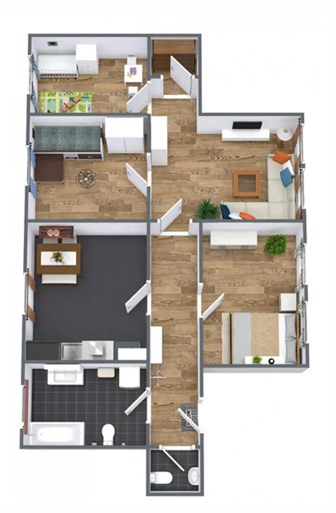 4 Zimmer Wohnung mit 89 m² in Aschersleben – Bild 7