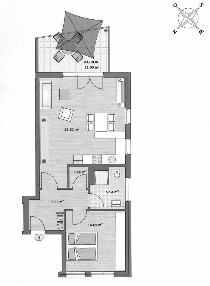 2 Zimmer Wohnung mit 67 m² in Wuppertal – Bild 7