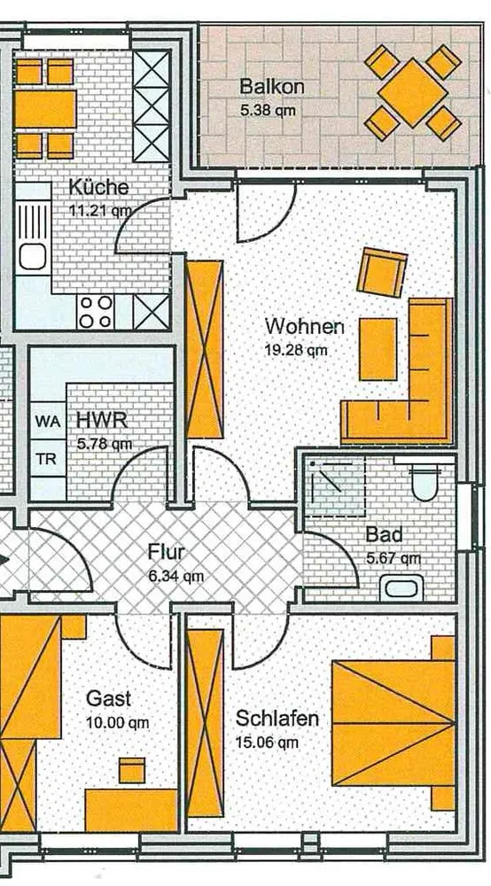 3 room apartment with 79 m² in Rheine – Photo 2