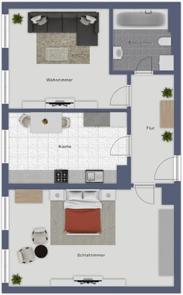 2 Zimmer Wohnung mit 53 m² in Leipzig – Bild 9
