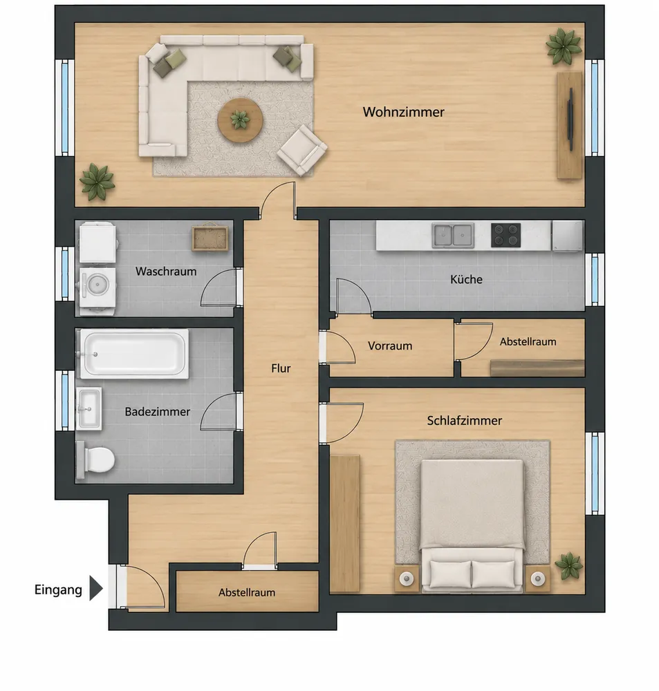 3 room apartment with 75 m² in Cologne – Photo 2
