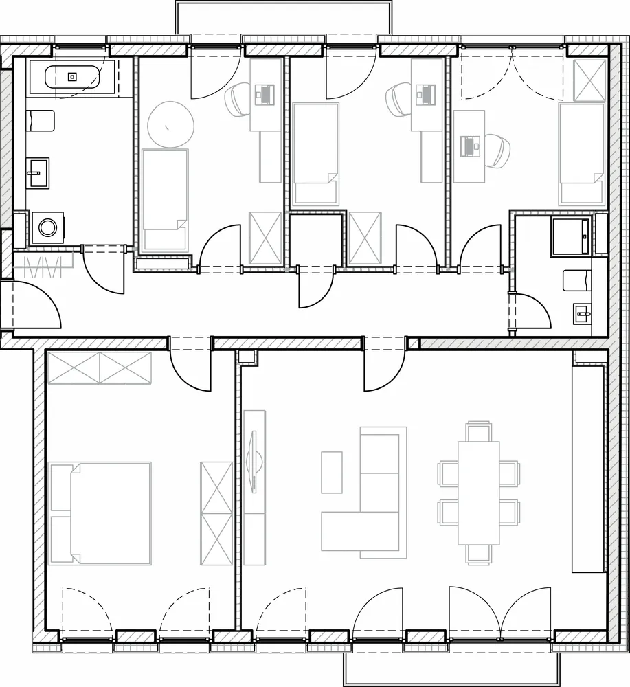 6 Zimmer Wohnung mit 120 m² in Leipzig – Bild 4