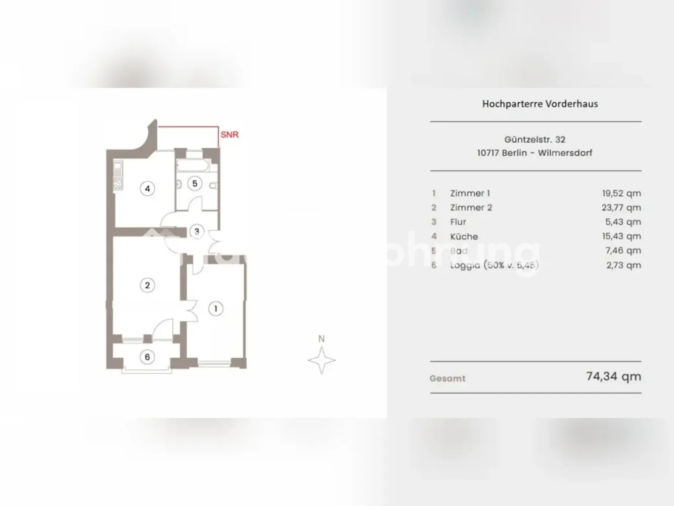 2 room apartment with 74 m² in Berlin – Photo 11