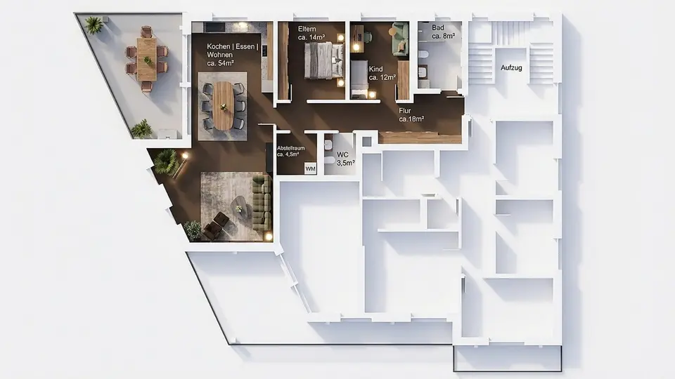 3 Zimmer Wohnung mit 125 m² in Memmingen – Bild 9