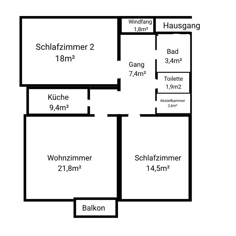 4 Zimmer Wohnung mit 81 m² in Fürth – Bild 4