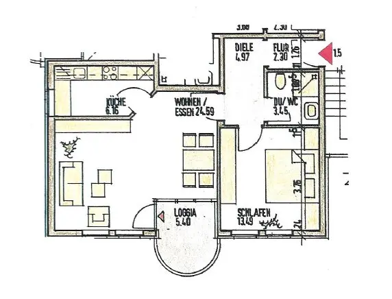 2 Zimmer Wohnung mit 58 m² in Osterode am Harz – Bild 9