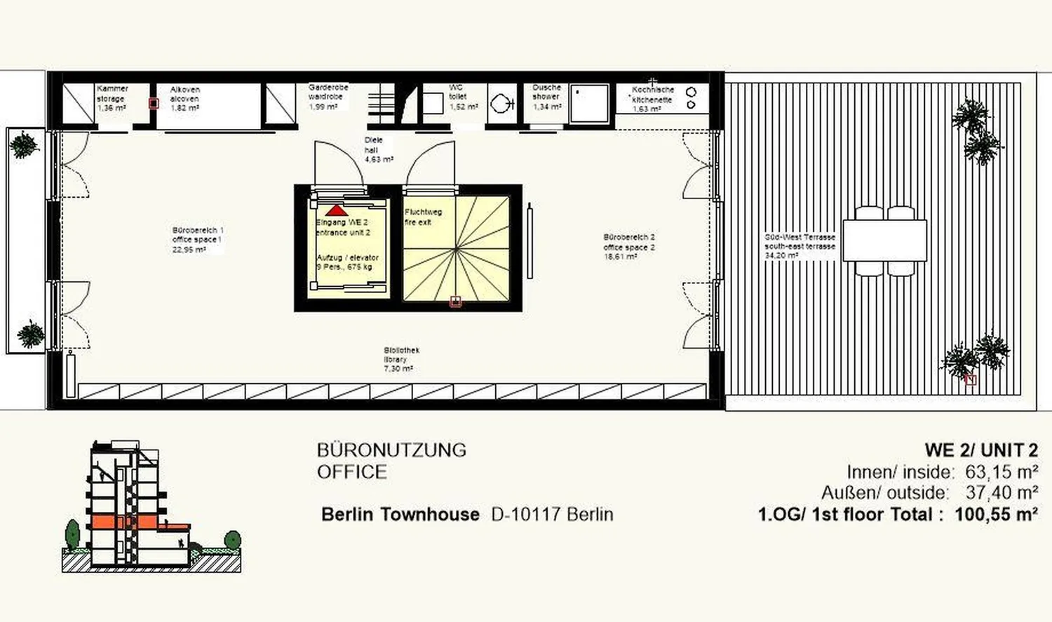 1 Zimmer Wohnung mit 85 m² in Berlin – Bild 3