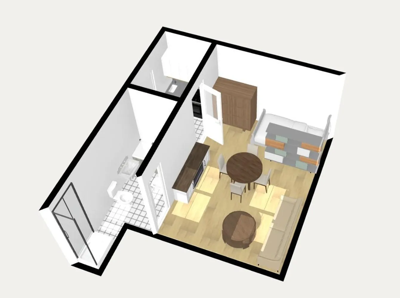 1 room apartment with 38 m² in Wuppertal – Photo 8