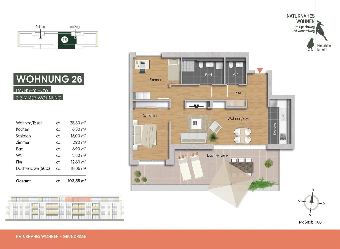 3 Zimmer Wohnung mit 104 m² in Rottenburg am Neckar – Bild 10