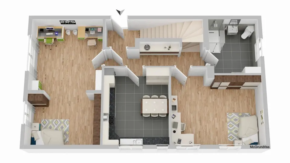 6 Zimmer Wohnung mit 155 m² in Georgsmarienhütte – Bild 6
