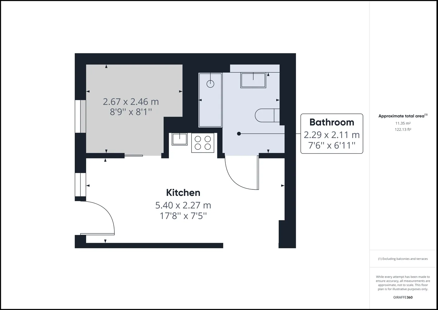 1 room apartment with 28 m² in Berlin – Photo 5