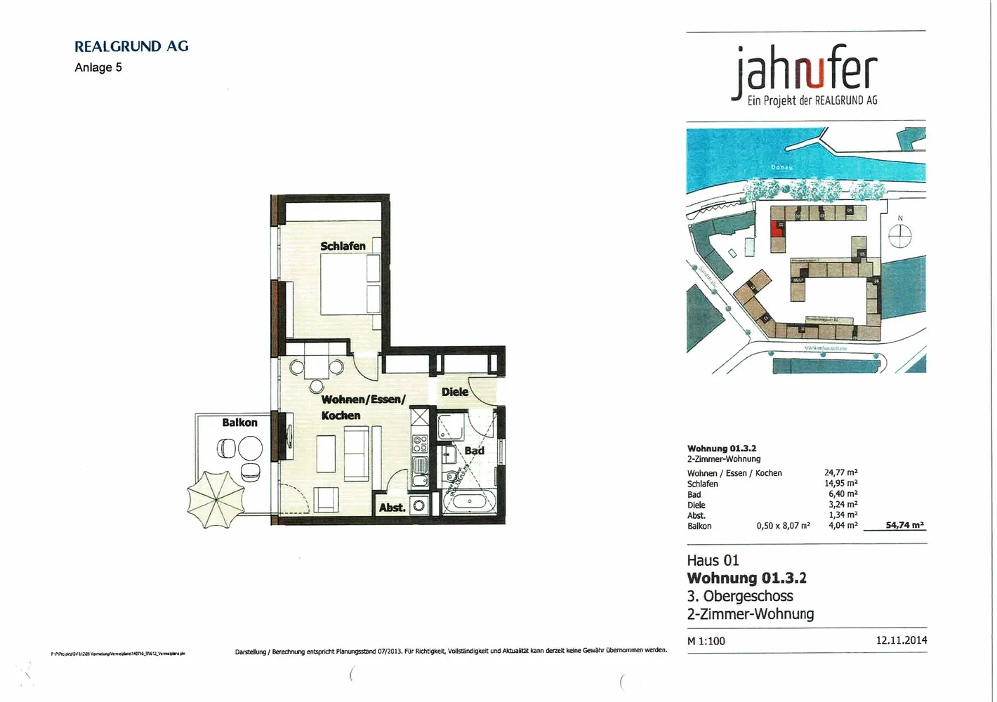 2 Zimmer Wohnung mit 55 m² in Neu-Ulm – Bild 5