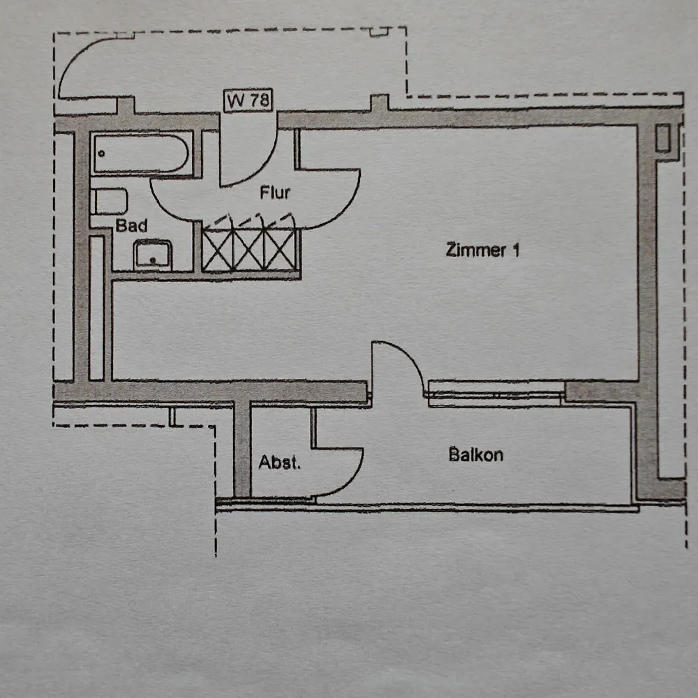 1 Zimmer Wohnung mit 37 m² in Hanau – Bild 5