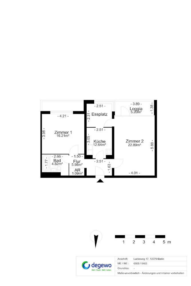 2 Zimmer Wohnung mit 66 m² in Berlin – Bild 10