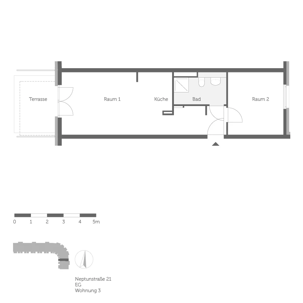 2 Zimmer Wohnung mit 55 m² in Berlin – Bild 7