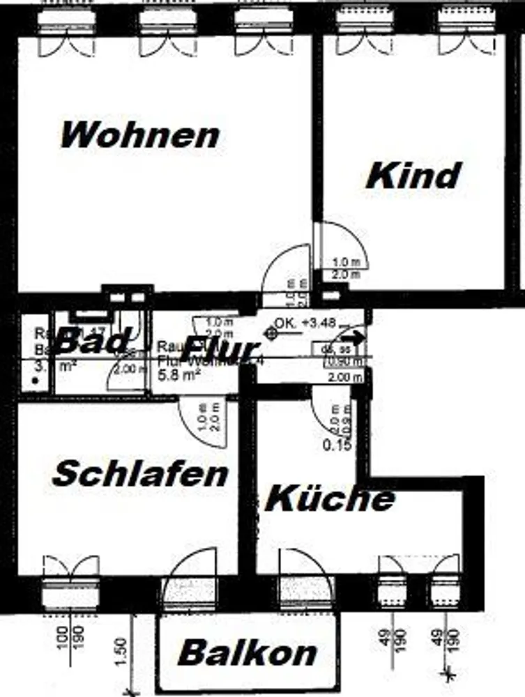 3 room apartment with 77 m² in Chemnitz – Photo 10